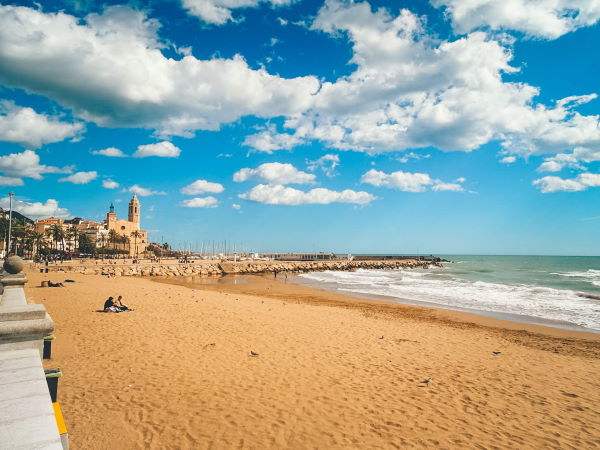 sitges playa y mar